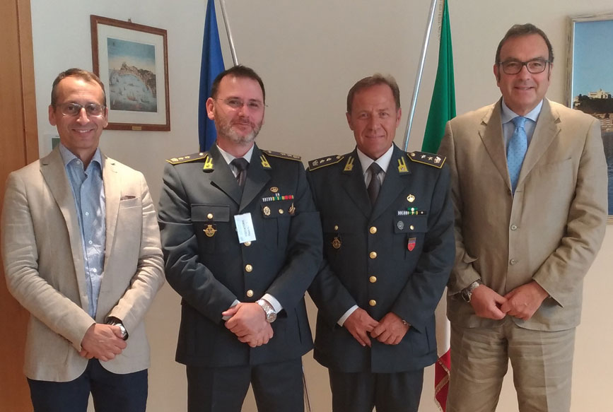 ANCONA: Visita vertici reparto aeronavale all'Autorità di Sistema