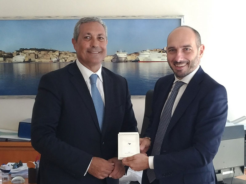 Porto di Ancona: visita Viceministro alle Infrastrutture Alessandro Morelli