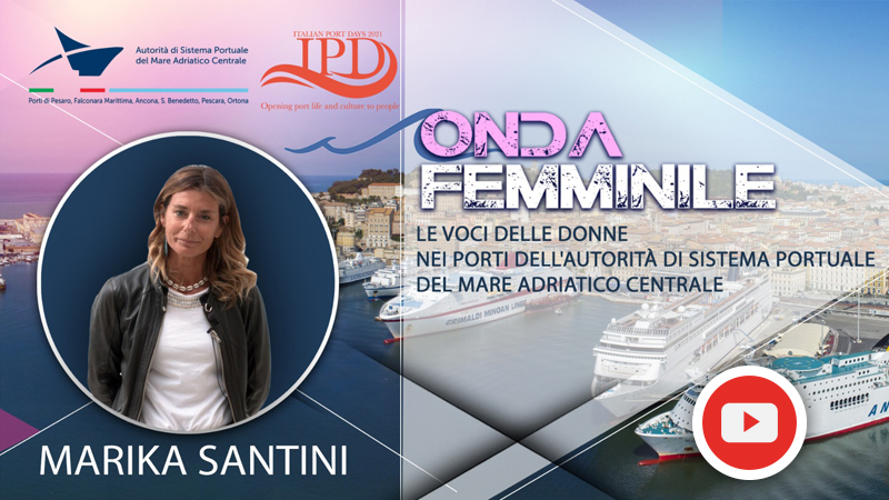 Onda femminile: Marika Santini, al lavoro in banchina