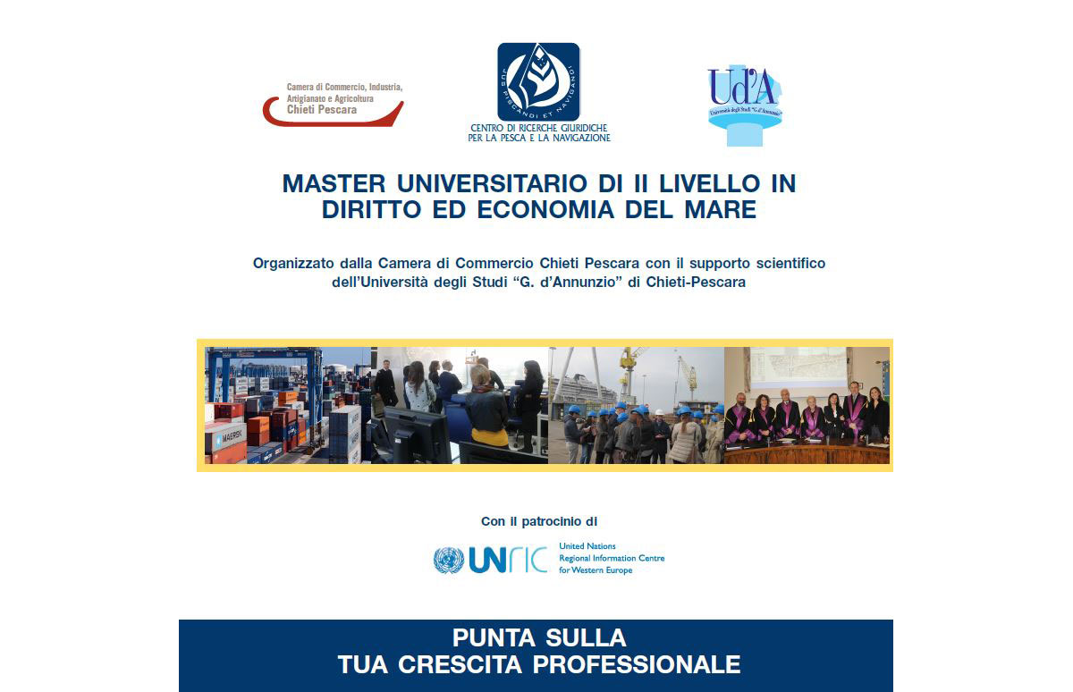 Master di II livello in Diritto ed economia del mare