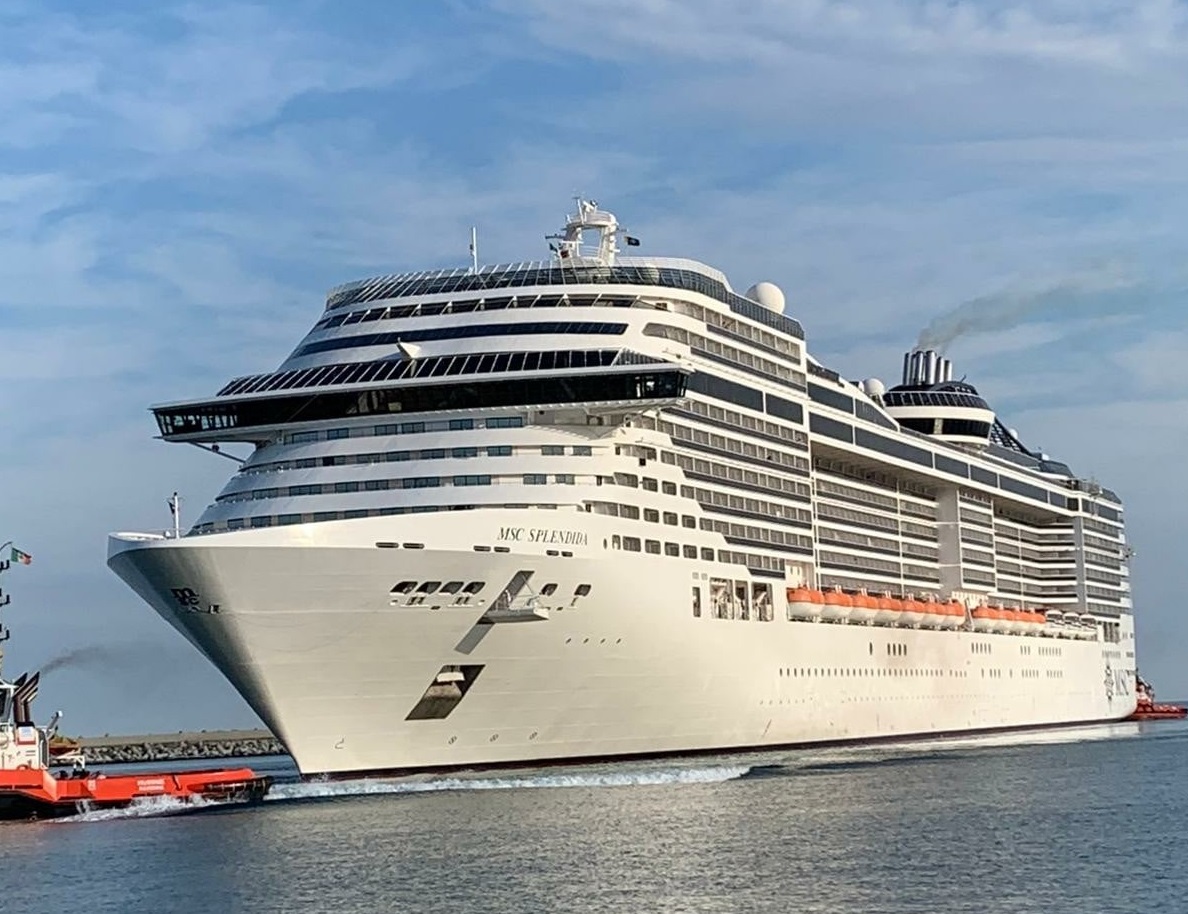 Il porto di Ancona ha dato il benvenuto a Msc Splendida