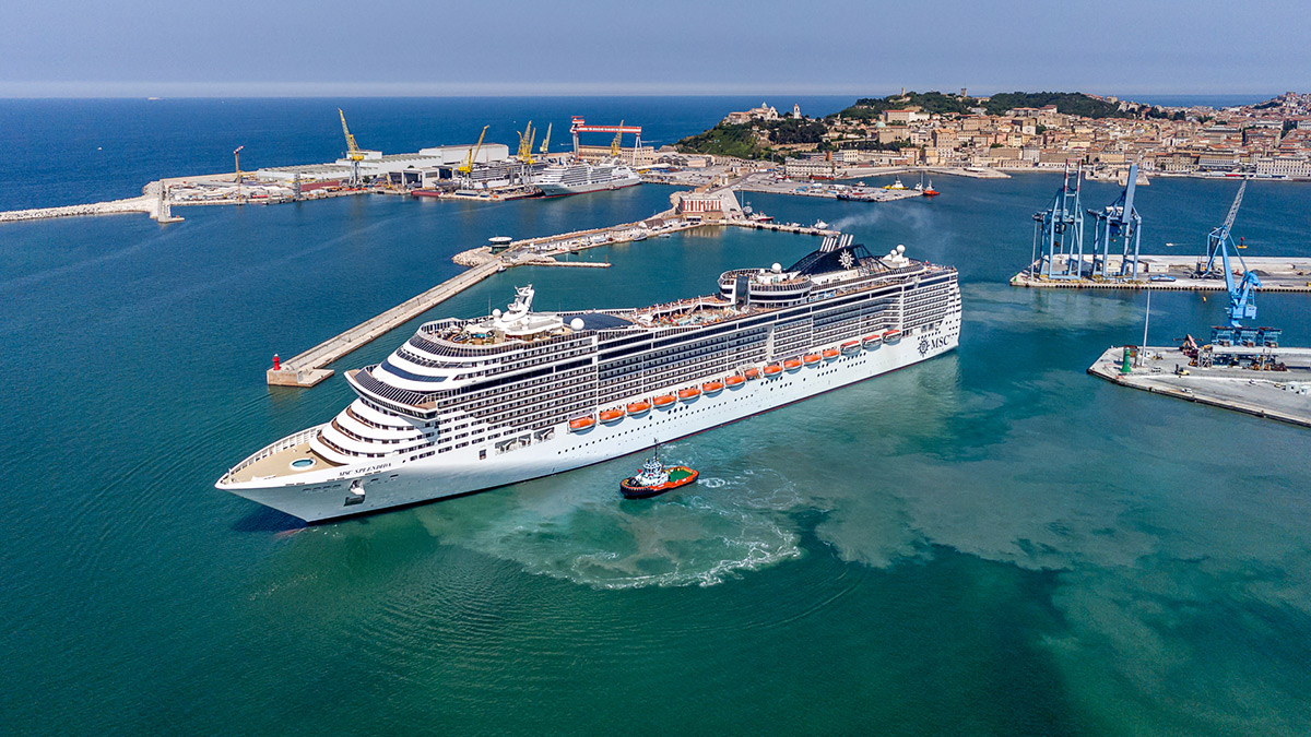 Porto di Ancona: Msc Fantasia apre la stagione crociere 2022